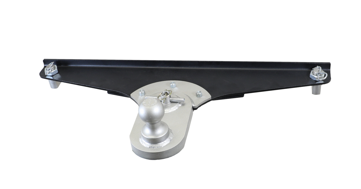 GoosePuck 5 Inch offset ball-puck mount for Dodge 25K Towing (With STD Ball Assy and 101571) Gen Y Hitch