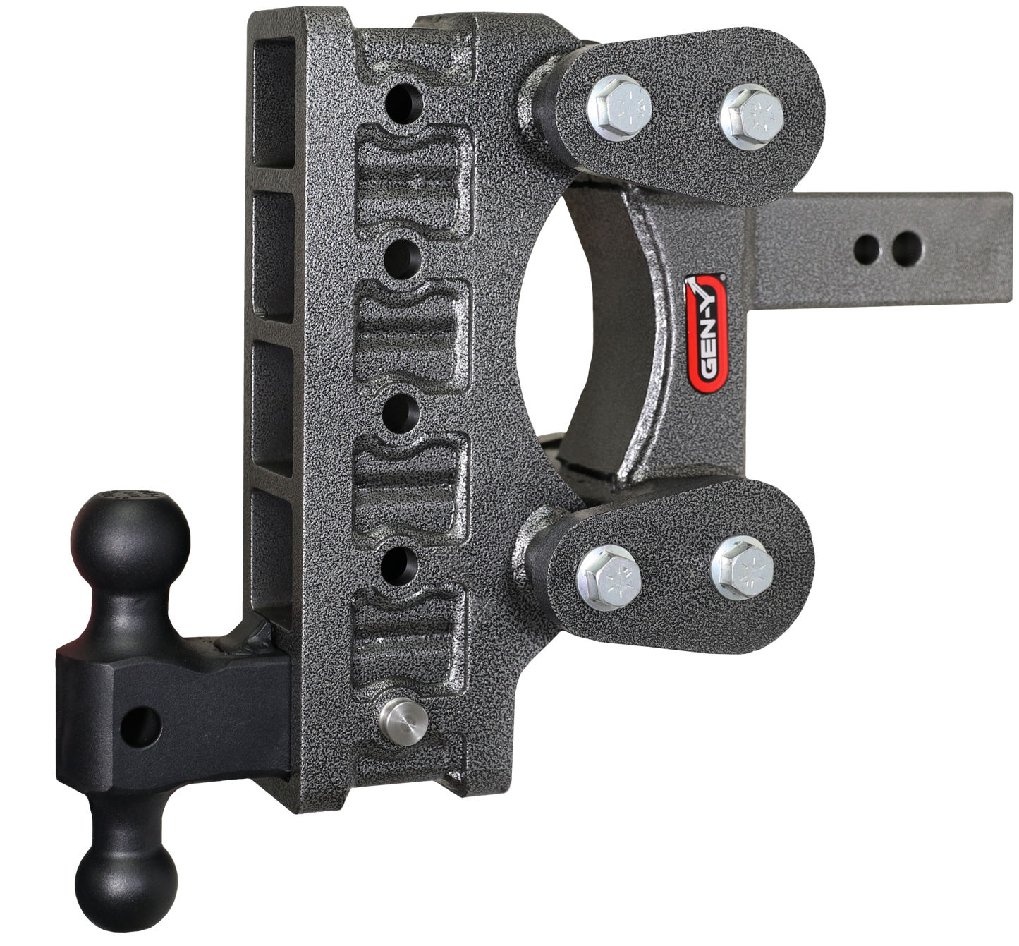 The Boss Torsion Flex 2.5 Inch Shank 9 Inch Drop 3.5K TW 32K Hitch & GH-0161 Dual-Ball Gen Y Hitch