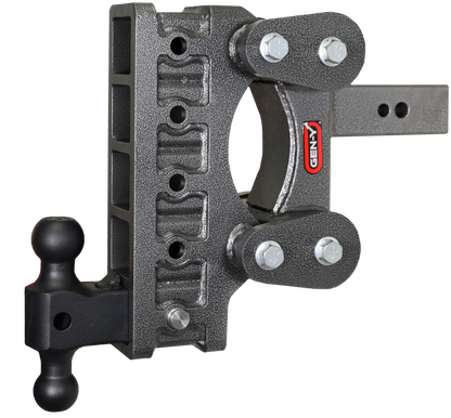 The Boss Torsion Flex 2.5 Inch Shank 9 Inch Drop 3.5K TW 32K Hitch & GH-0161 Dual-Ball Gen Y Hitch