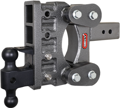 The Boss Torsion Flex 3 Inch Shank 6 Inch Drop 3.5K TW 32K Hitch & GH-0161 Dual-Ball & GH-0162 Pintle Lock Gen Y Hitch
