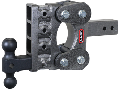 The Boss Torsion Flex 2.5 Inch Shank 5 Inch Drop 1.1K TW 10K Hitch & GH-031 Dual-Ball Gen Y Hitch