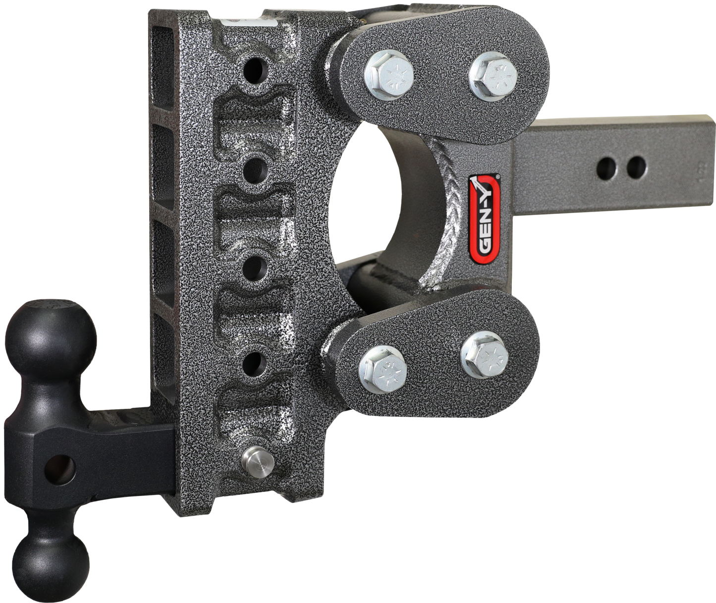 The Boss Torsion Flex 2.5 Inch Shank 7.5 Inch Drop 1.1K TW 10K Hitch & GH-031 Dual-Ball Gen Y Hitch