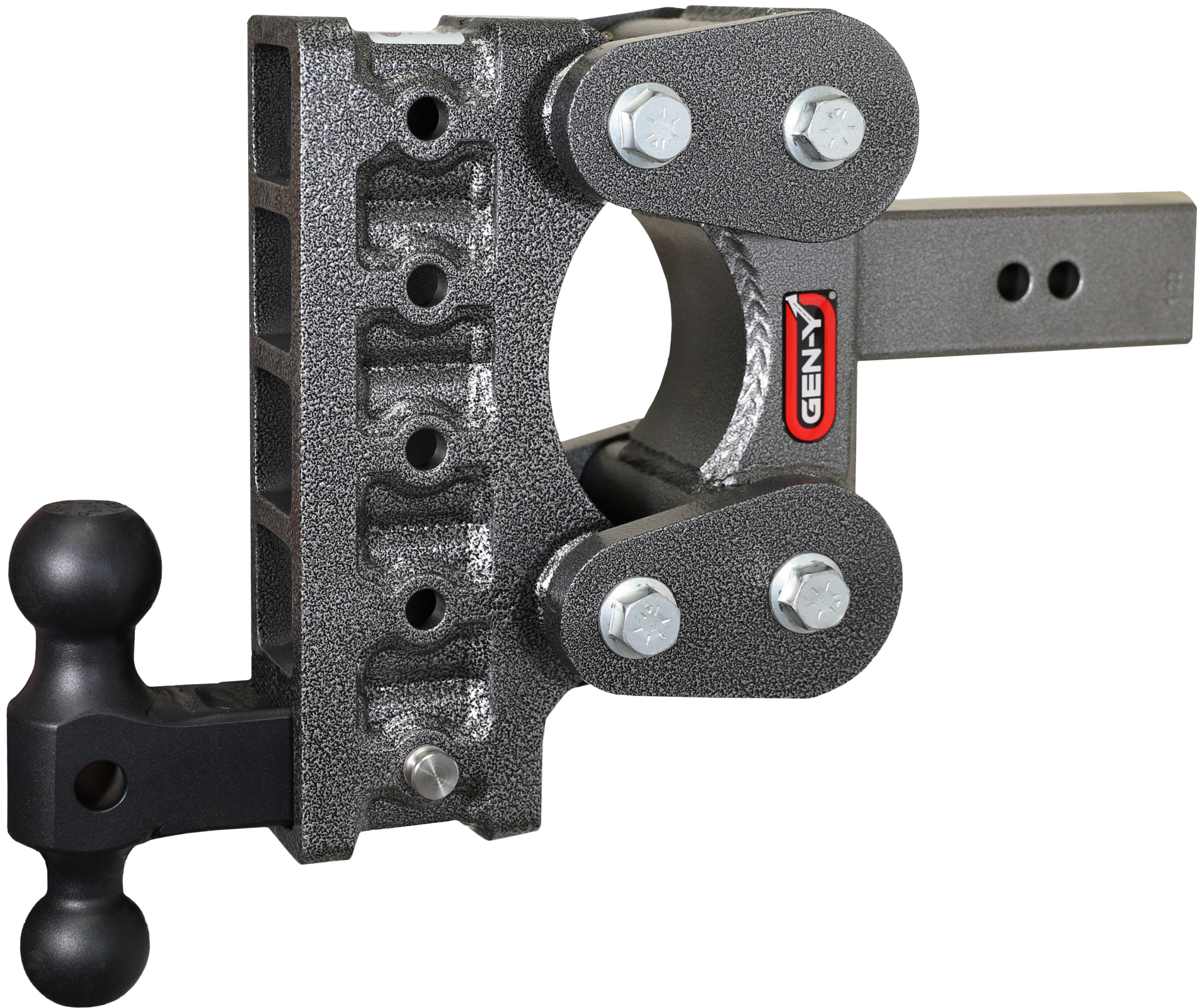 The Boss Torsion Flex 2.5 Inch Shank 7.5 Inch Drop 1.1K TW 10K Hitch & GH-031 Dual-Ball Gen Y Hitch