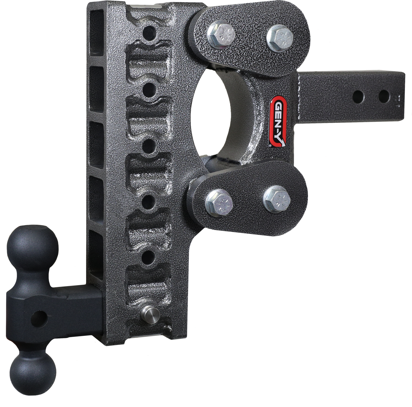 The Boss Torsion Flex 2.5 Inch Shank 10 Inch Drop 1.1K TW 10K Hitch & GH-031 Dual-Ball Gen Y Hitch