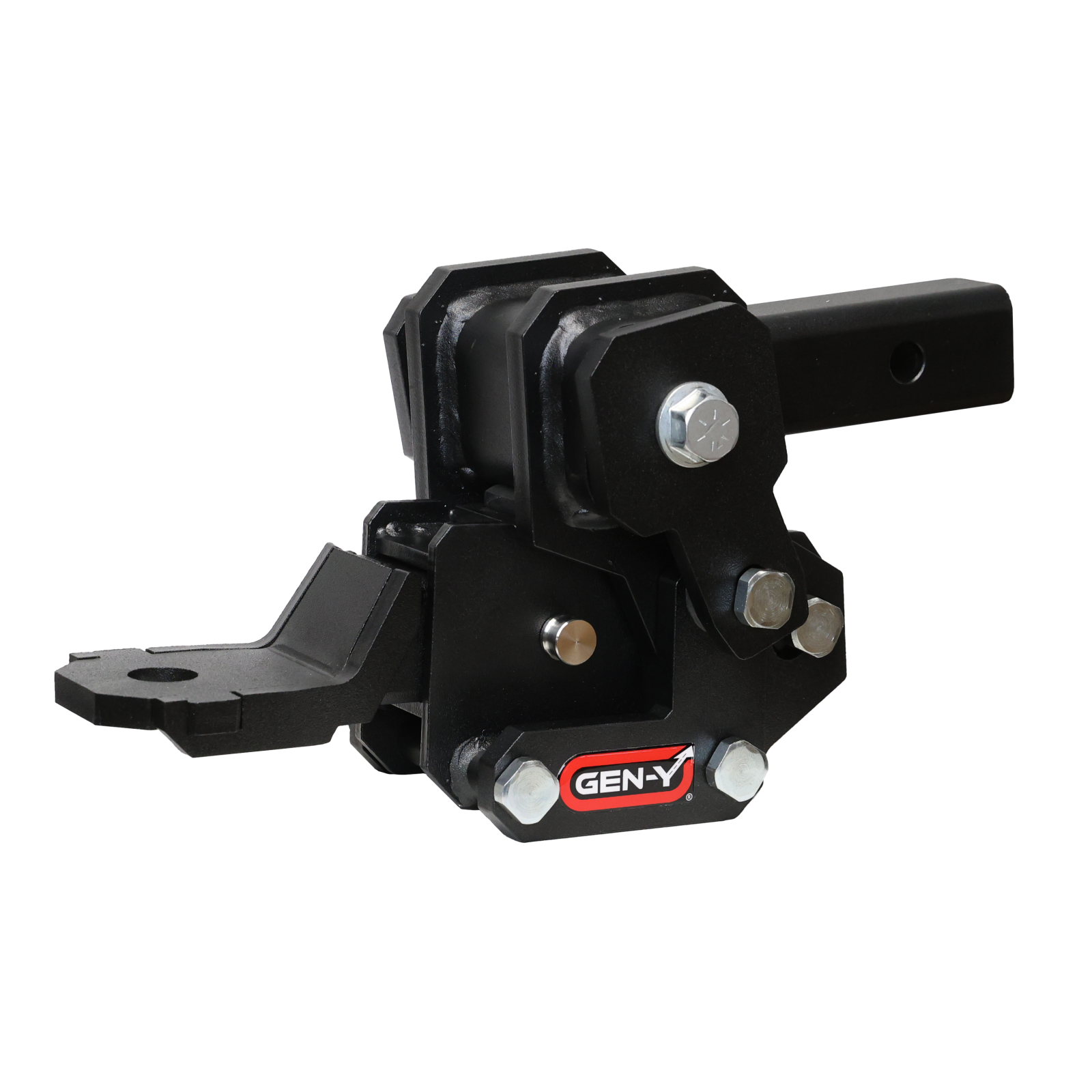 Voyager Hitch w/ Platinum Ball Mount (GH-103705) 5.75 Inch Tube 7K Overall Towing Capacity 1000 LB Towing Tongue Weight Capacity 500 LB Cargo Tongue Weight Capacity at 24 Inch From Pin C/L to Cargo C/L Gen Y Hitch