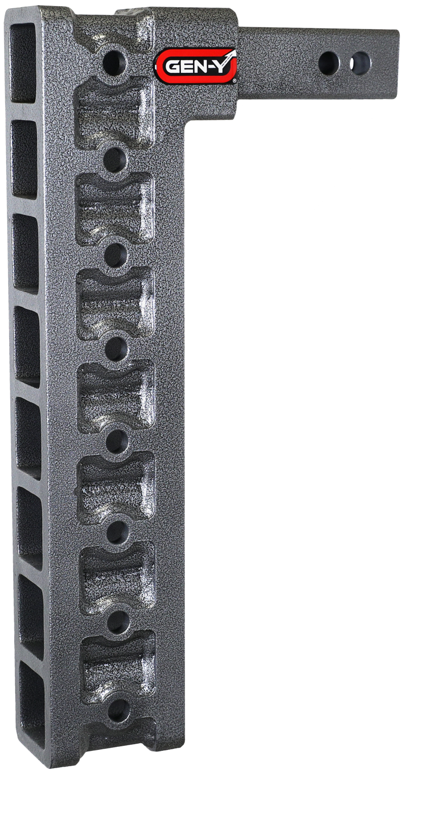 Mega Duty 2 Inch Shank 17.5 Inch Drop 1.5K TW 10K Hitch & GH-0100 Stabilizer Kit Gen Y Hitch