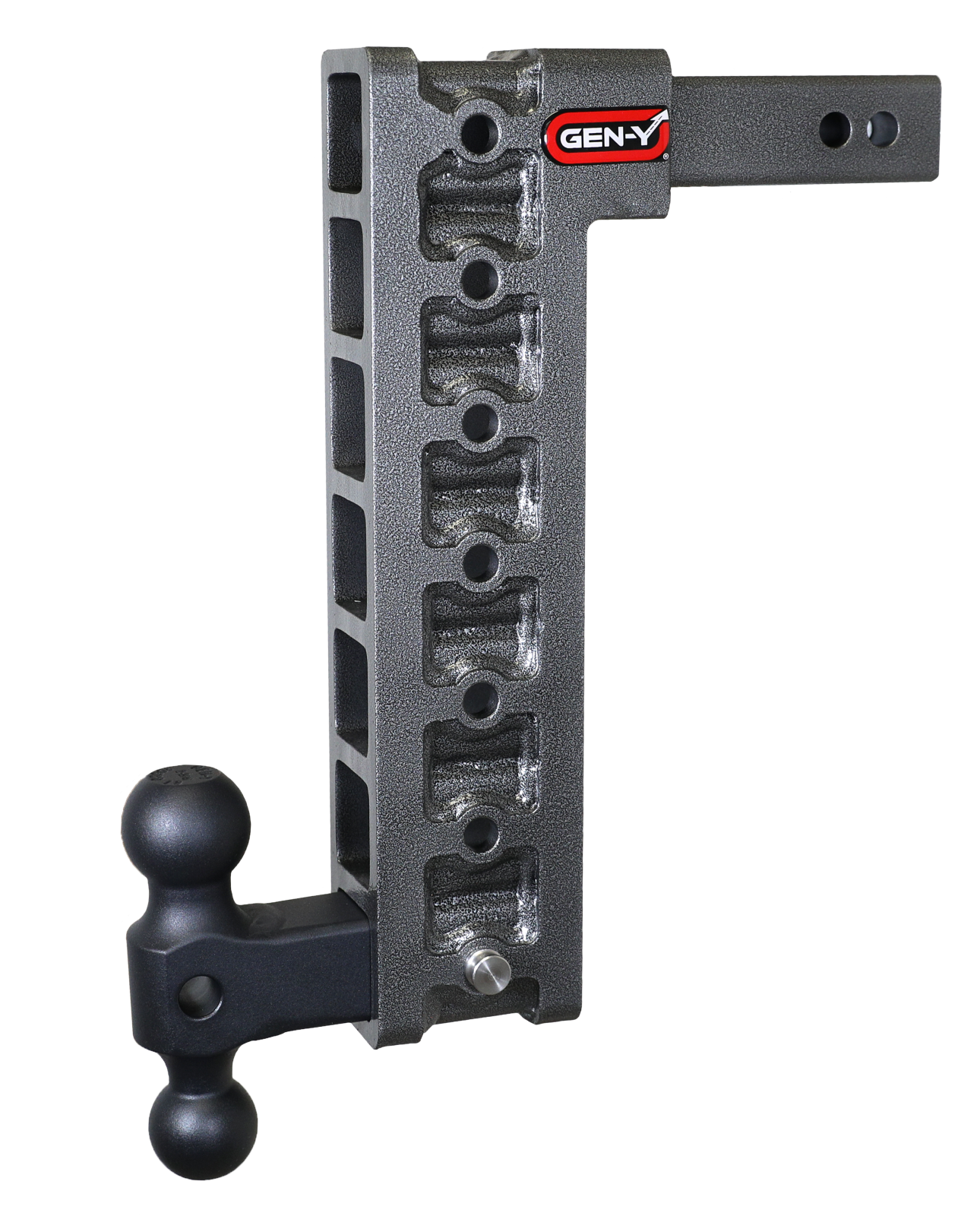 Mega Duty 2 Inch Shank 15 Inch Drop 1.5K TW 10K Hitch & GH-031 Dual-Ball (Stabilizer Kit Recommended:GH-0100) Gen Y Hitch