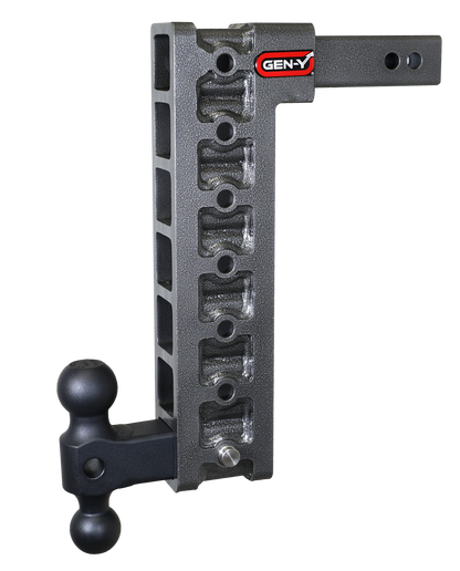 Mega Duty 2 Inch Shank 15 Inch Drop 1.5K TW 10K Hitch & GH-031 Dual-Ball (Stabilizer Kit Recommended:GH-0100) Gen Y Hitch