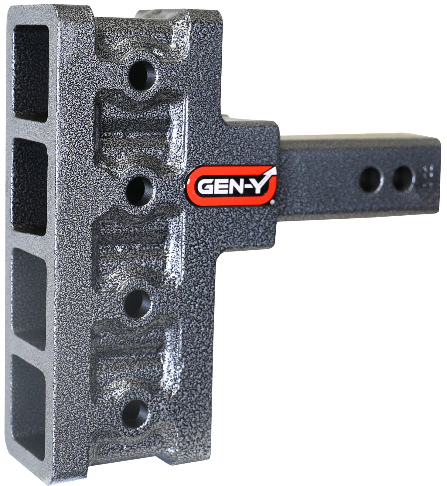 Mega Duty 2 Inch Offset Shank 2.5 Rise, 5 Inch Drop 1.5K TW 10K Hitch Only Gen Y Hitch