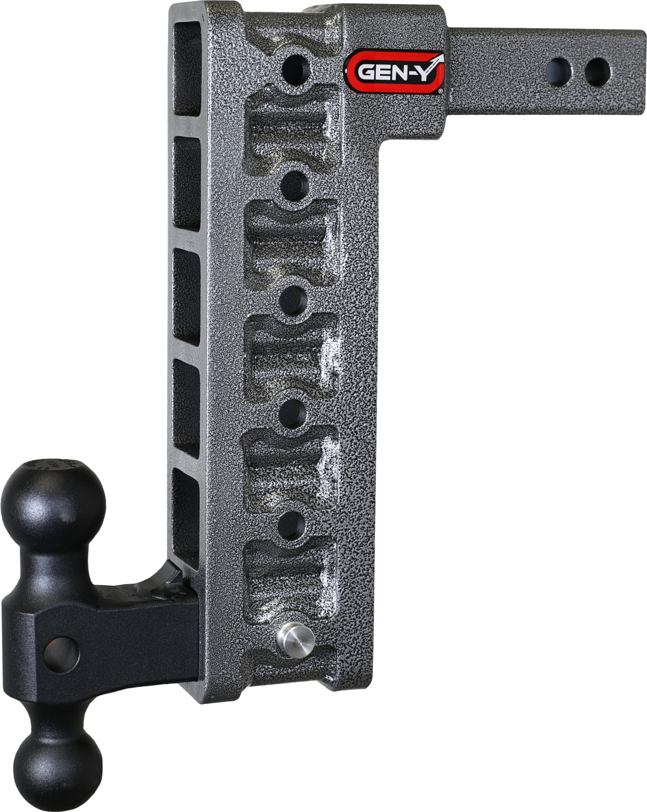 Mega Duty 2 Inch Shank 12.5 Inch Drop 2K TW 16K Hitch & GH-051 Dual-Ball (Stabilizer Kit Recommended:GH-0100) Gen Y Hitch