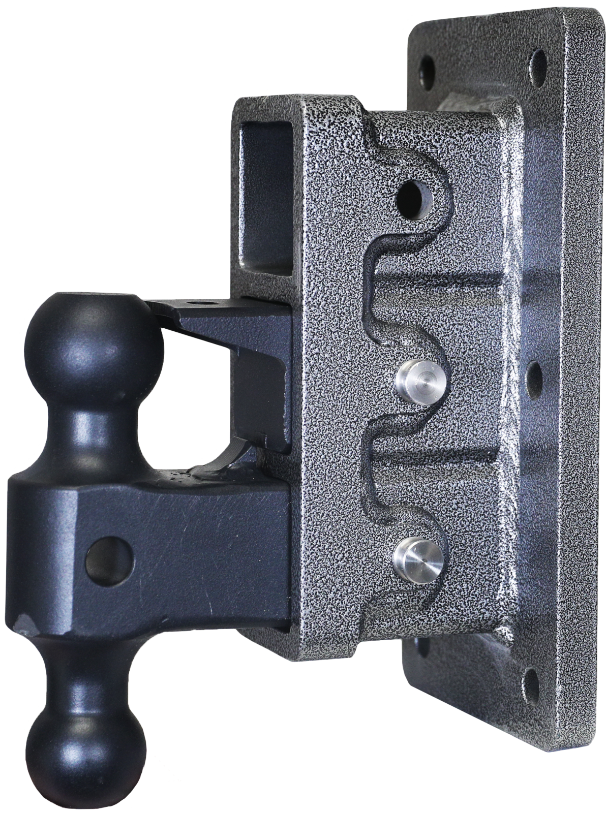 Mega Duty 2.5 Inch Bolt-On 6 Inch Drop 3K TW 21K Hitch & GH-061 Dual-Ball & GH-062 Pintle Lock Gen Y Hitch