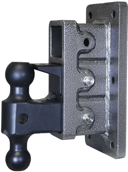 Mega Duty 2.5 Inch Bolt-On 6 Inch Drop 3K TW 21K Hitch & GH-061 Dual-Ball & GH-062 Pintle Lock Gen Y Hitch