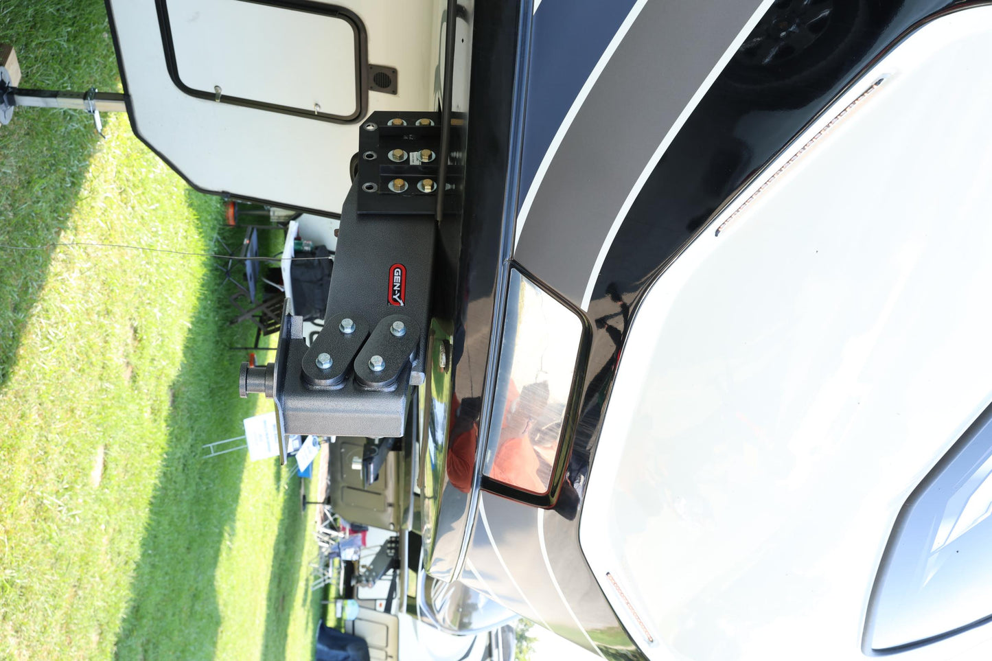 Executive Torsion Flex Fifth Wheel King Pin Box 5.5K 8.5K pin weight range 30K Towing Gen Y Hitch