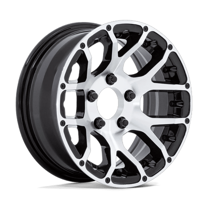 HE1825 15X6 6X5.5 +0 G-BLK-MCH (NO CAP)
