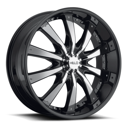 HE875 24X9.5 108-140 G-BLK/CHR +38MM