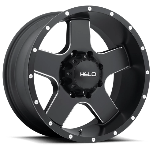 HE886 18X9 6X5.5 SEMI G-BLK MILLED -12MM
