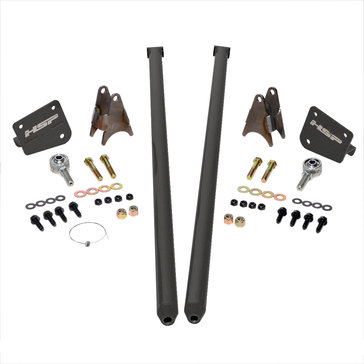 77 Inch Traction Bars For 03-13 Dodge RAM 2500 and 03-18 RAM 3500-Kingsport Grey HSP Diesel