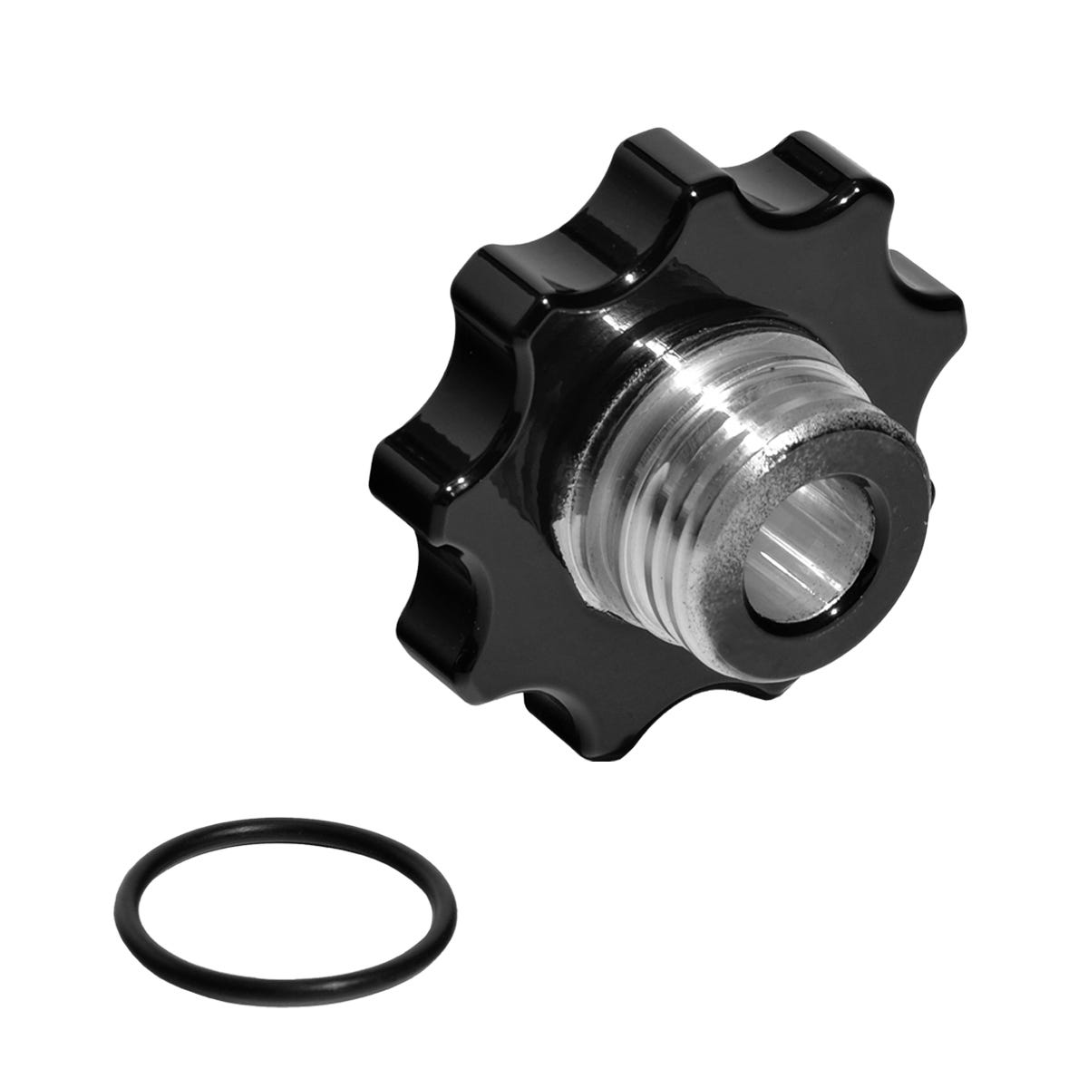 1998.5-2024 Dodge Cummins Oil Fill Cap Silk Satin Black HSP Diesel