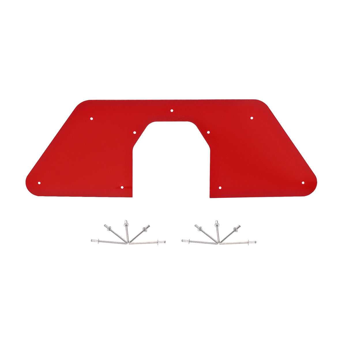 Hood Latch Plate For 19-22 Dodge Cummins 5th Gen 6.7L-Flag Red HSP Diesel