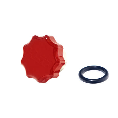 01-16 Chevrolet/GMC Billet Oil Fill Cap For Factory Filler Neck Flag Red HSP Diesel