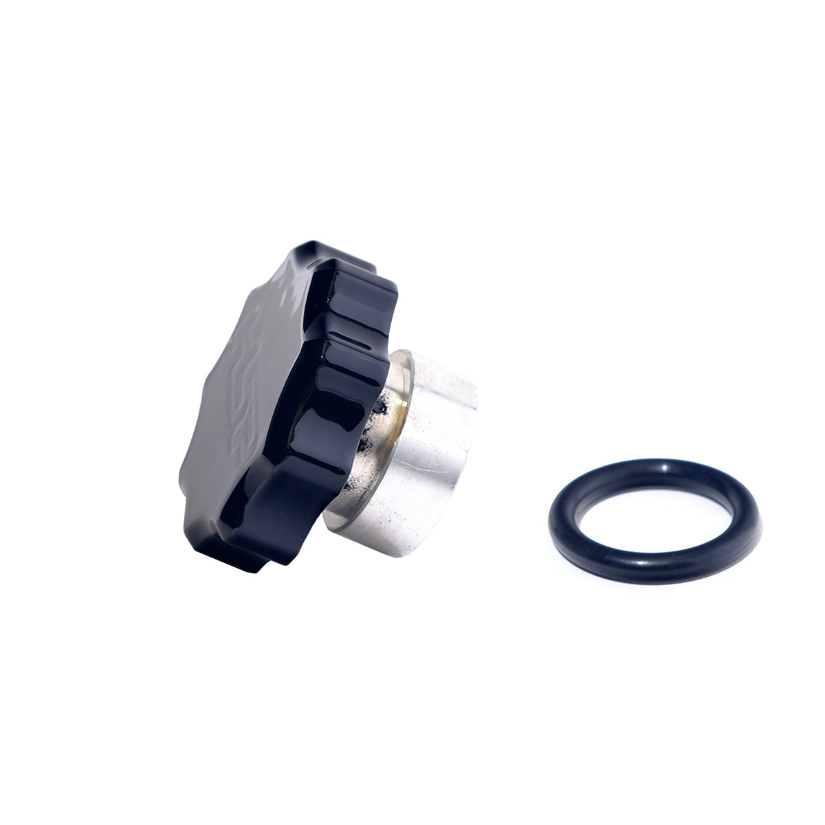 01-16 Chevrolet/GMC Billet Oil Fill Cap For Factory Filler Neck Ink Black HSP Diesel