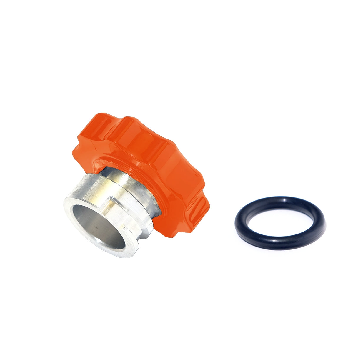 11-16 Chevrolet/GMC Billet Oil Fill Cap For HSP Filler Neck M and M Orange HSP Diesel