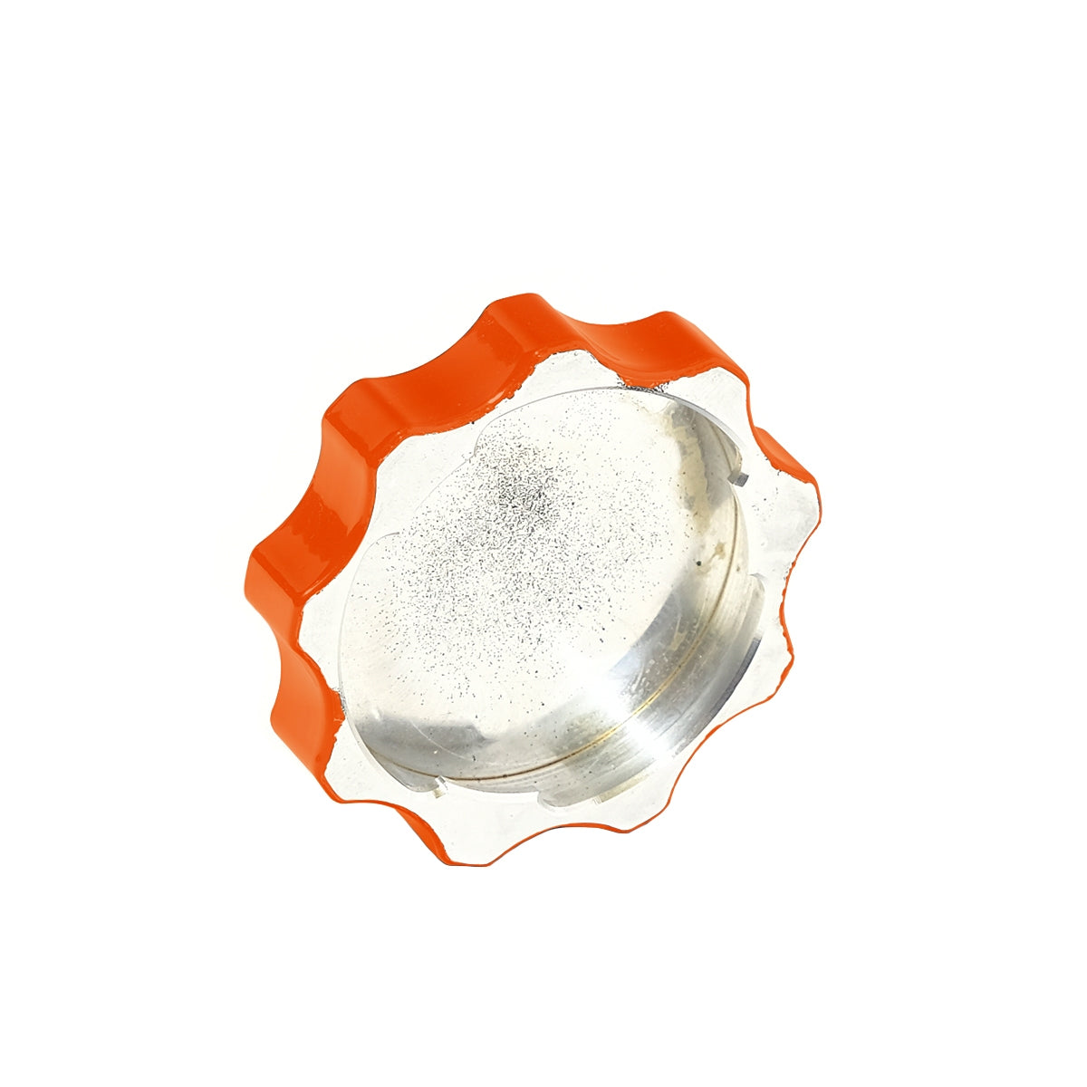 01-24 Chevrolet/GMC Billet Reservoir Cap M and M Orange HSP Diesel