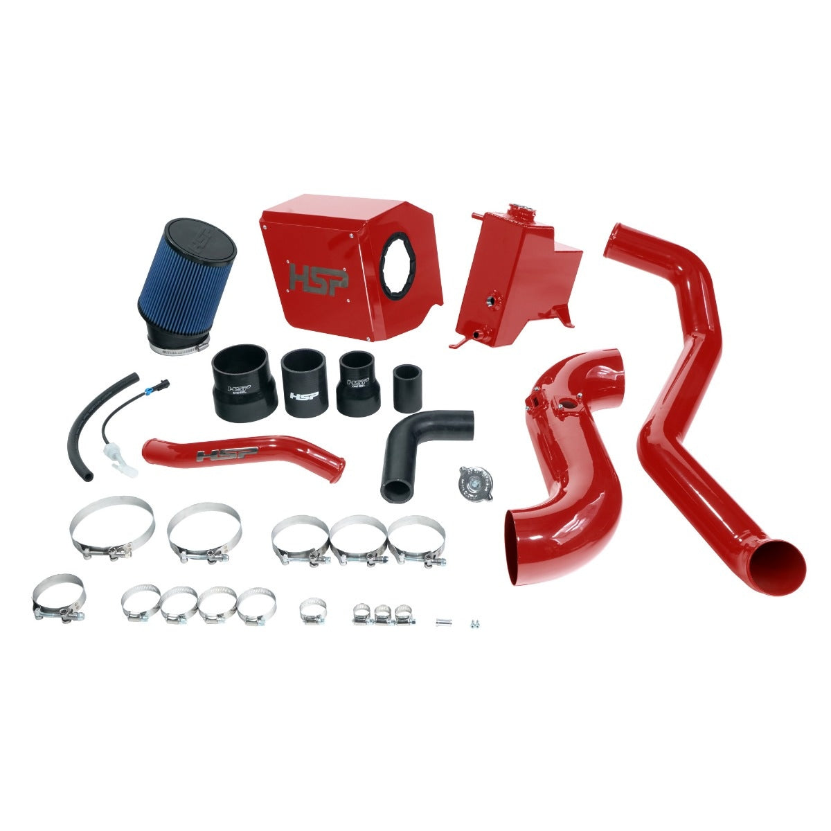 Deluxe No Bridge/Cold Side Bundle Kit For 2013-2014 Chevrolet/GMC-Flag Red HSP Diesel