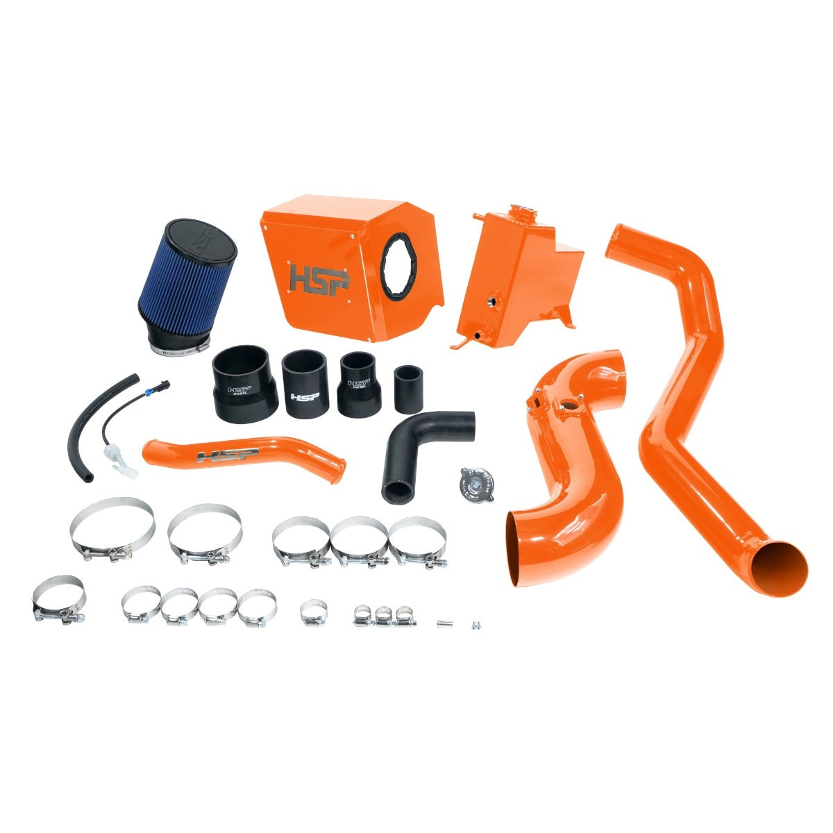 Deluxe No Bridge/Cold Side Bundle Kit For 2013-2014 Chevrolet/GMC-M&M Orange HSP Diesel