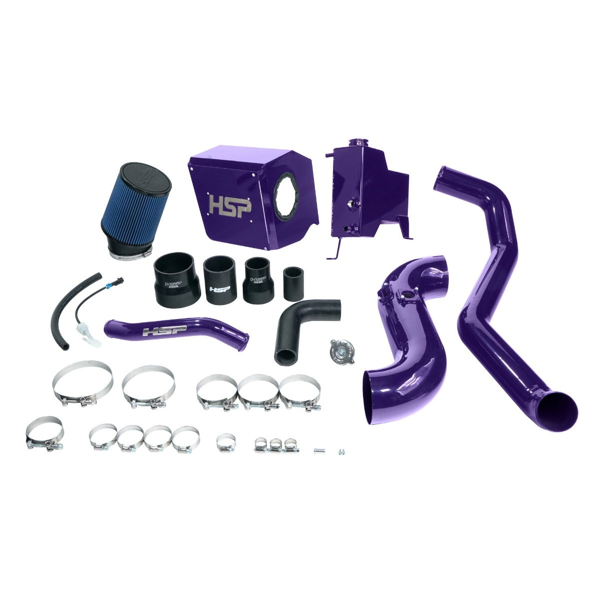 Deluxe No Bridge/Cold Side Bundle Kit For 2015-2016 Chevrolet/GMC-Illusion Purple HSP Diesel