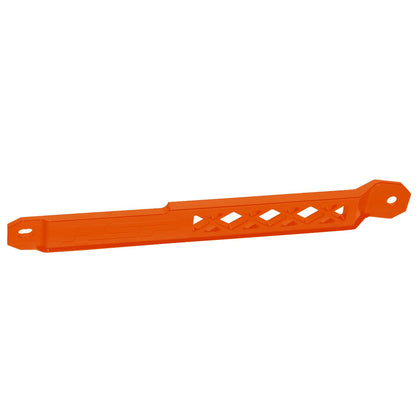 2020-2024 Chevrolet/GMC L5P Duramax Billet Driver Battery Hold Down Bracket M and M Orange HSP Diesel
