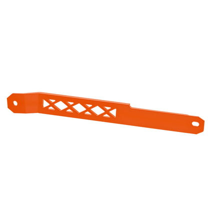 2020-2024 Chevrolet/GMC L5P Duramax Billet Driver Battery Hold Down Bracket M and M Orange HSP Diesel