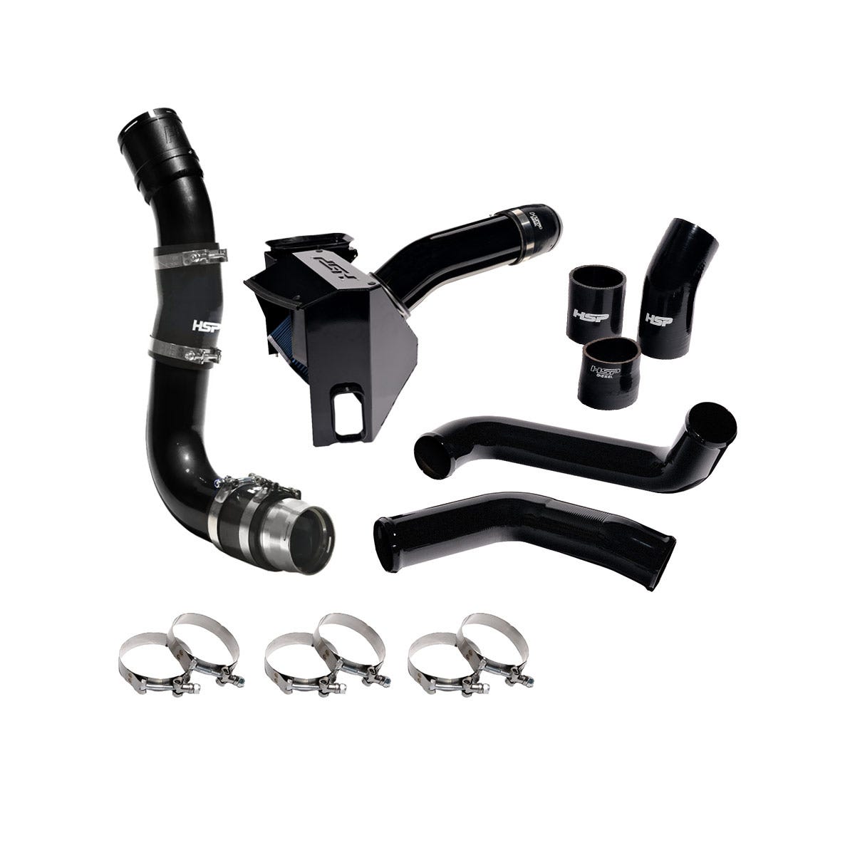 Max Air Flow Bundle Kit For 2020-2025 Silverado/Sierra 2500/3500 HD L5P Duramax Ink Black HSP Diesel