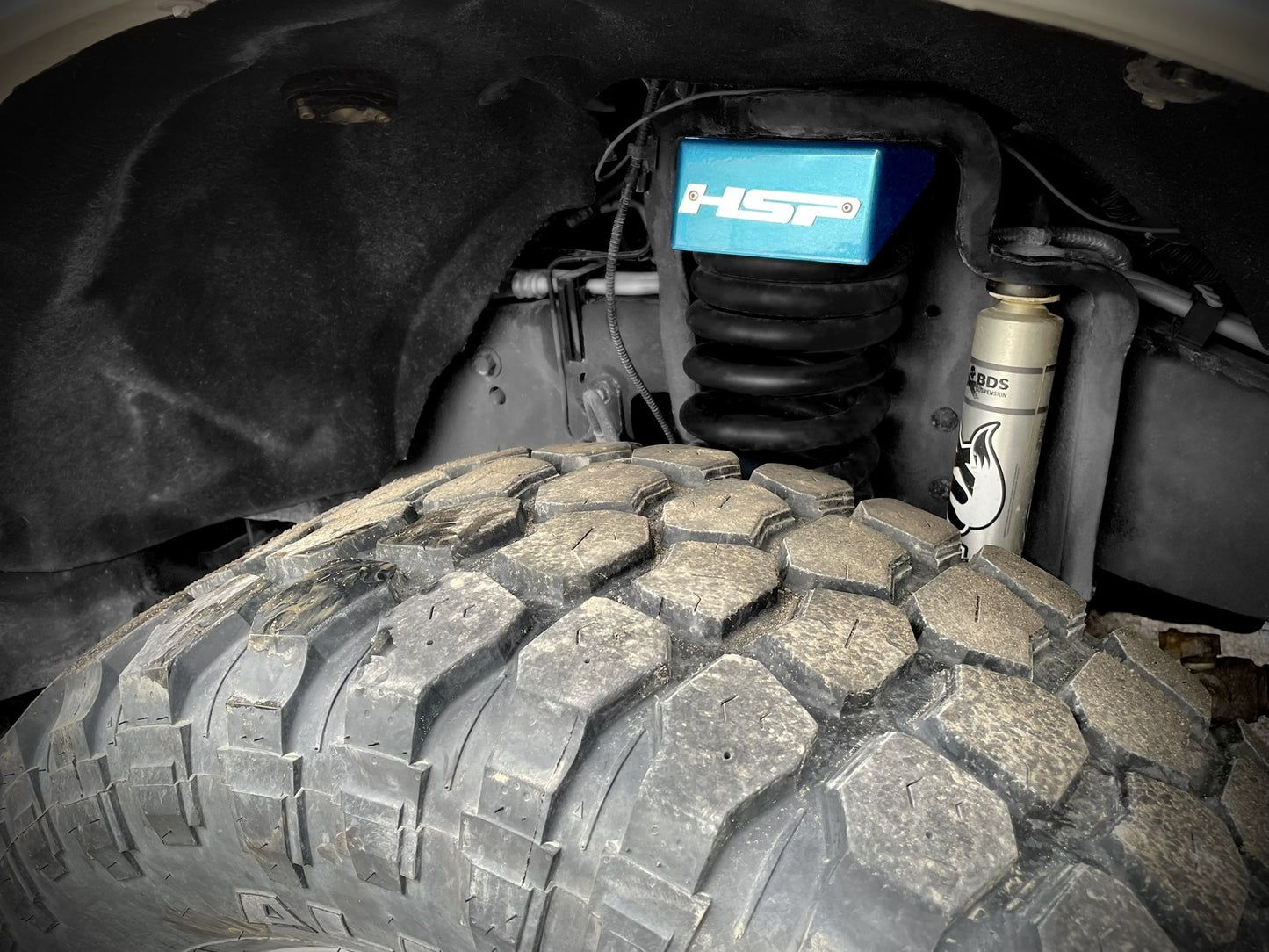 Coil Spring Show Plate For 06-22 Ford Powerstroke-Illusion Blueberry HSP Diesel