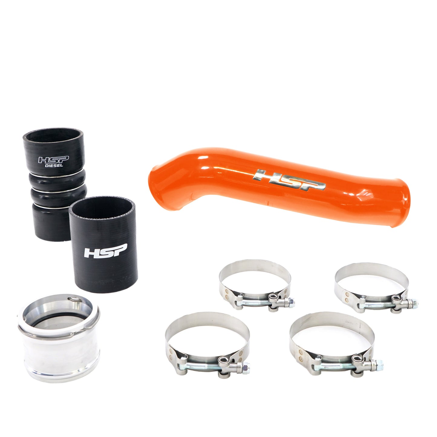 Replacement Hot Side Tube For 2011-2022 Ford Powerstroke F250/350 6.7L-M&M Orange HSP Diesel