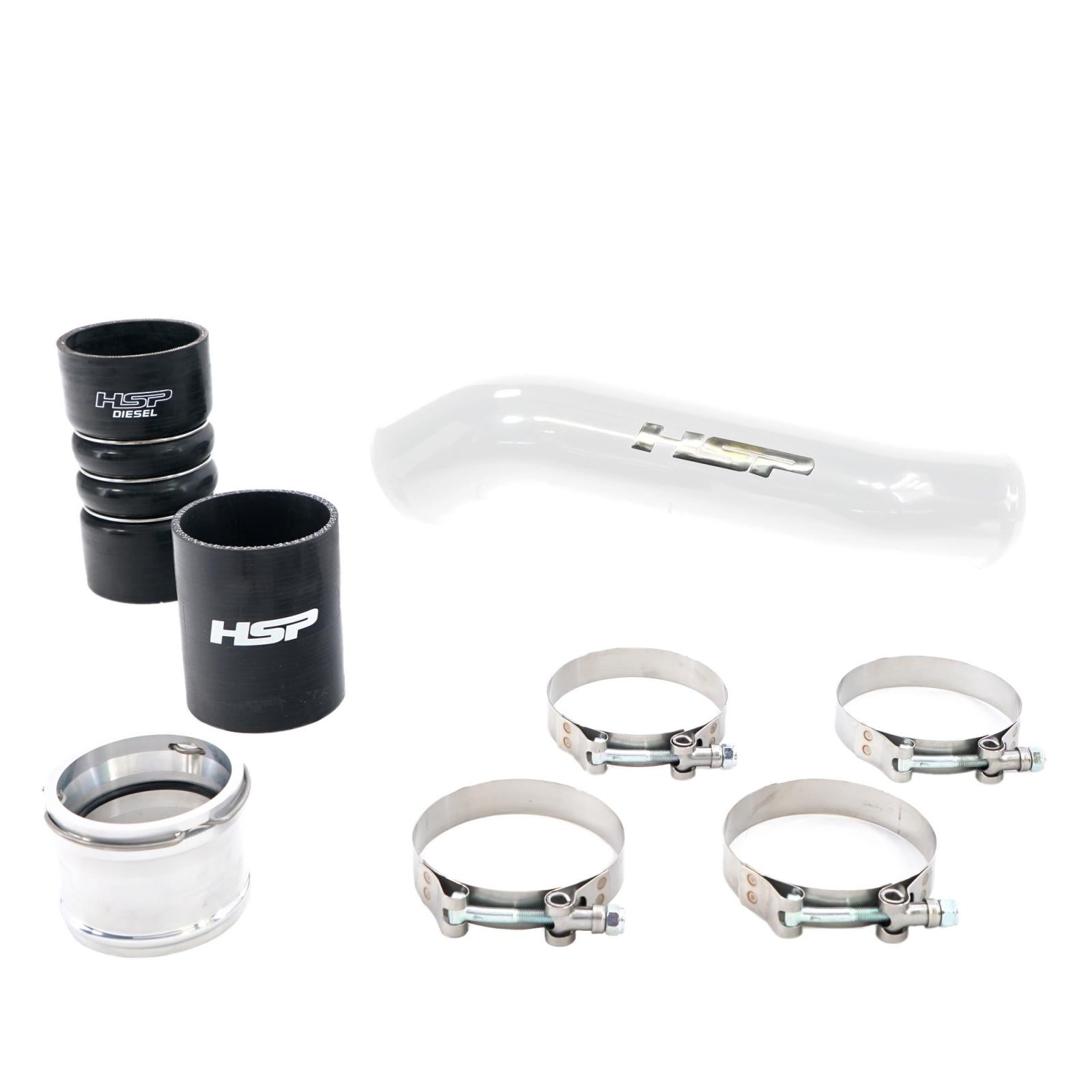 Replacement Hot Side Tube For 2011-2022 Ford Powerstroke F250/350 6.7L-Polar White HSP Diesel