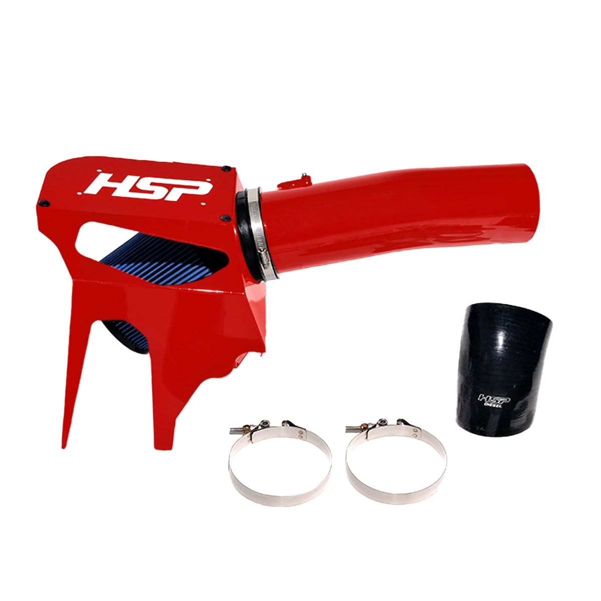 Cold Air Intake For 2020-2022 Ford Powerstroke F250/350 6.7L-Flag Red HSP Diesel