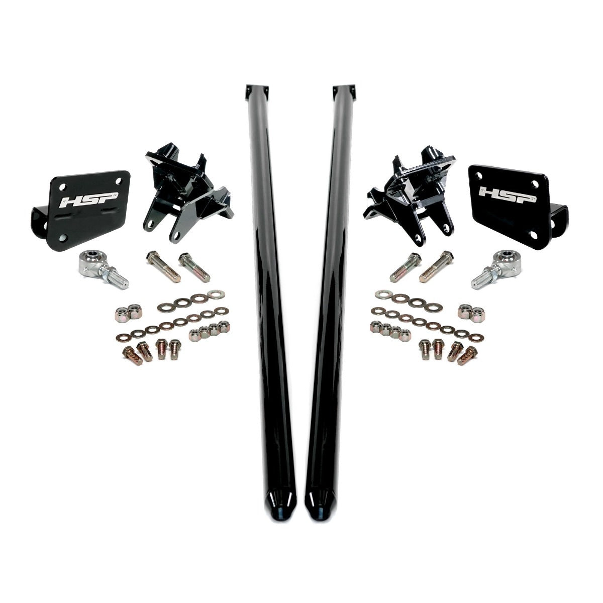 Traction Bars For 2011-2017 Ford Powerstroke 6.7L F250 F350 SRW (CCLB)-Ink Black HSP Diesel