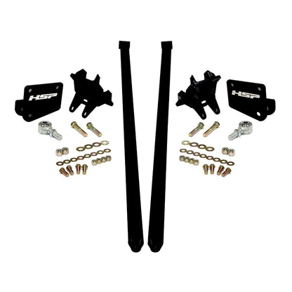 Traction Bars For 2011-2017 Ford Powerstroke 6.7L F250 F350 SRW (CCLB)-Silk Satin Black HSP Diesel