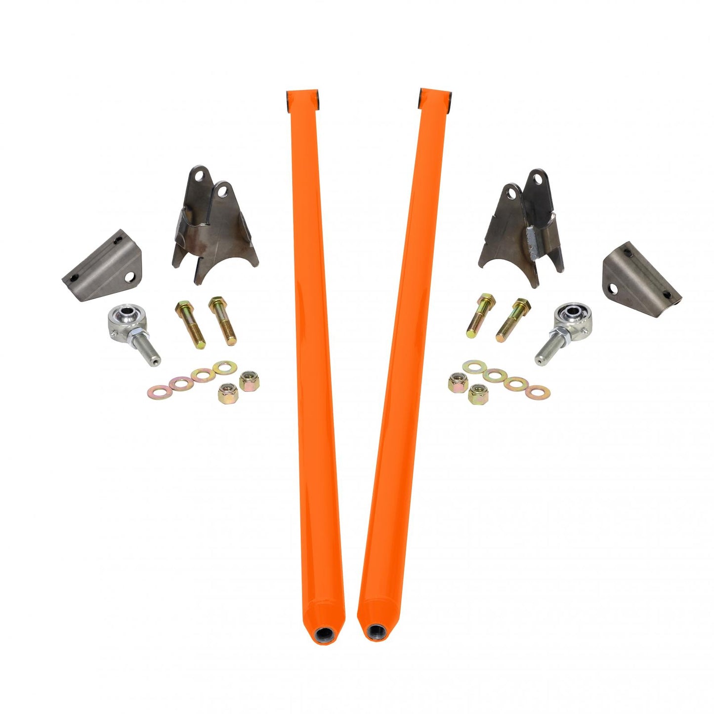 58 Inch Universal Traction Bars For Offset Leafspring 4 Inch Axle-M&M Orange HSP Diesel
