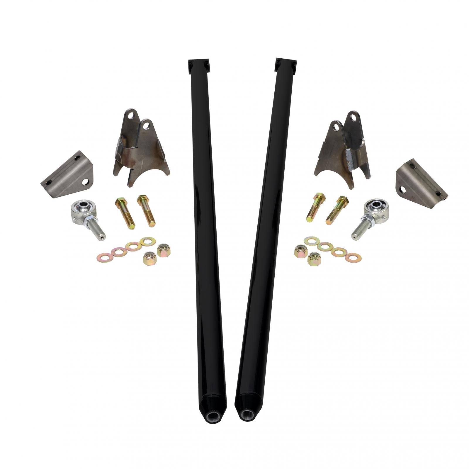 80 Inch Universal Traction Bars For Offset Leafspring 4 Inch Axle-Silk Satin Black HSP Diesel
