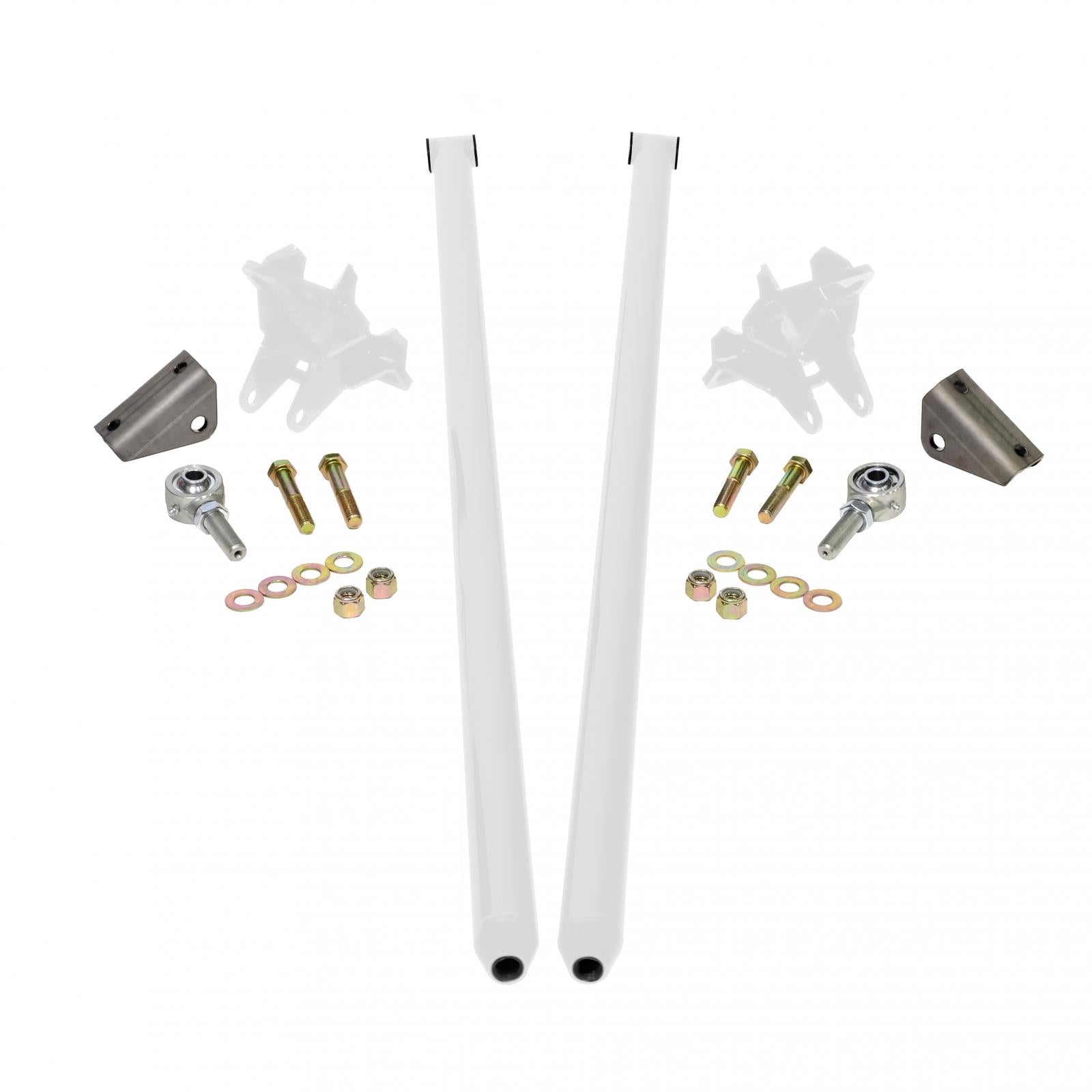77 Inch Universal Traction Bars For Inline Leafspring 3.5 Inch Axle-Polar White HSP Diesel