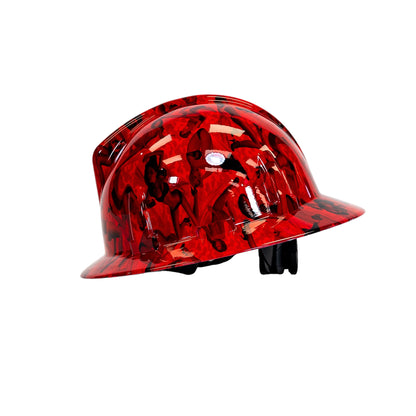 Custom hydro dipped hard hat- 7 color options/styles avail