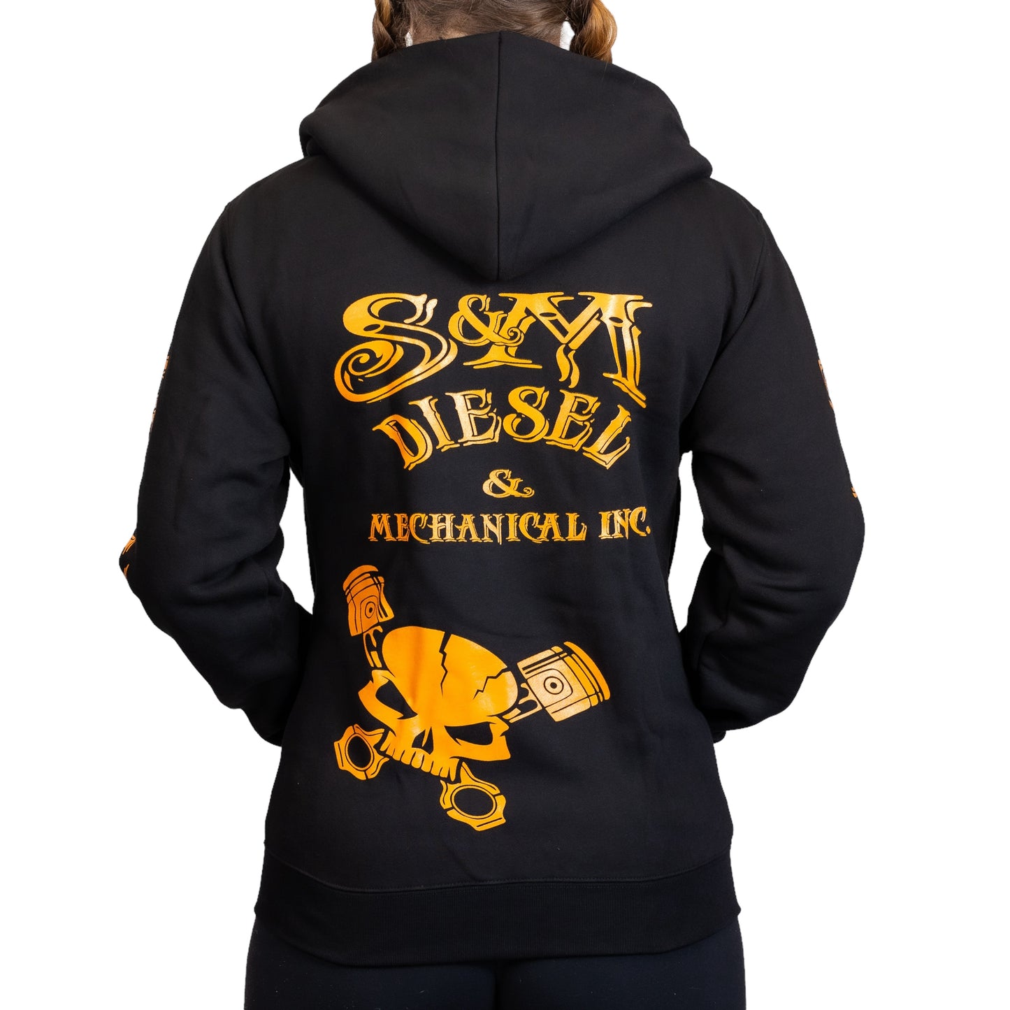 S&M Diesel Zip-up logo hoodie- 8 color options avail