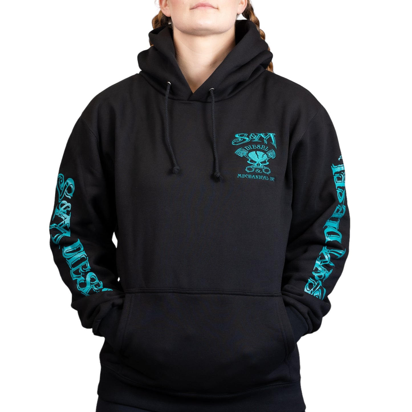 S&M Diesel Zip-up logo hoodie- 8 color options avail