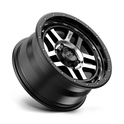 KM540 18X8.5 6X5.5 S-BLK MACH 00MM