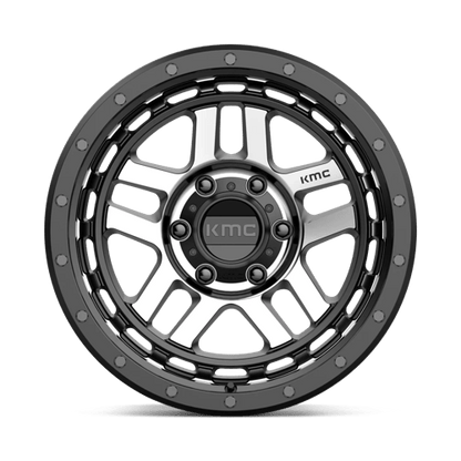KM540 18X8.5 6X5.5 S-BLK MACH 00MM
