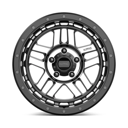 KM540 18X8.5 5X5.0 S-BLK MACH 18MM