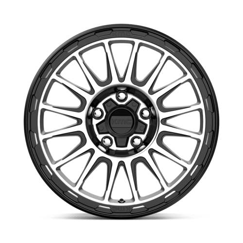 KM542 17X8 5X4.25 S-BLK MACH 38MM