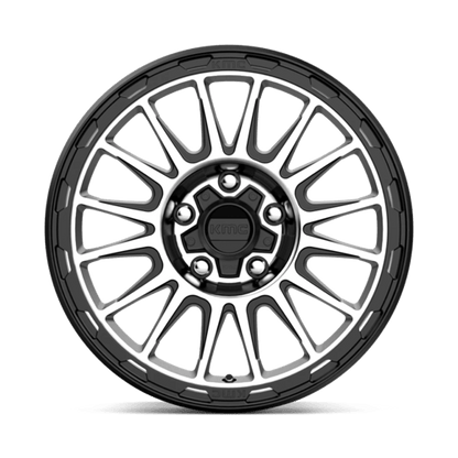 KM542 16X8 5X150 S-BLK MACH 00MM